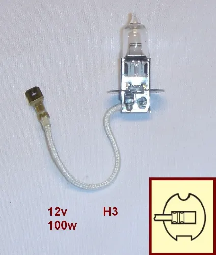 LAMPARA 12V H3 100W (TRIFA)