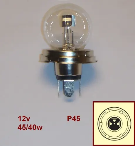 LAMPARA 12V P45 45/40W COMUN (TRIFA)