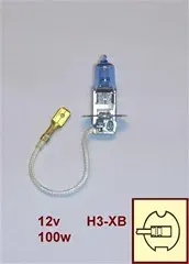 LAMPARA 12V H3 100W AZUL (TRIFA)
