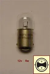 LAMPARA 12V 5W 2 POLOS P/PAREJAS (TRIFA)