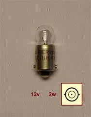 LAMPARA 12V 2W 1 POLO P/PAREJAS (TRIFA)