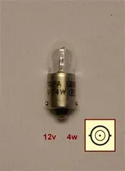 LAMPARA 12V 4W 1 POLO P/PAREJAS NAITE