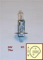 LAMPARA 24V H1 70W