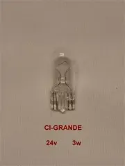 LAMPARA 24V 3W C/IMPRESO GRANDE (TRIFA)