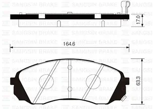PASTILLAS DEL HYUNDAI H1 2008 BREMSI
