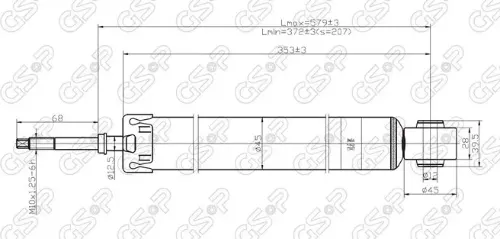 AMORTIGUADOR TRA NISSAN B17 13 BREME