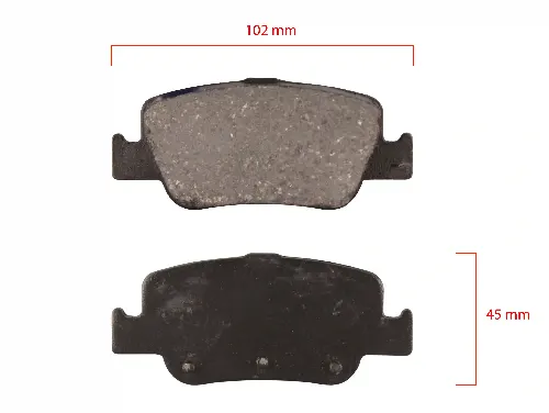 PASTILLAS TRA TOYOTA COROLLA 08 N BREMSI