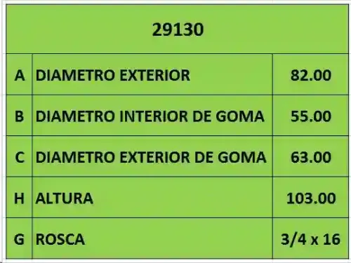 FILTRO ACEITE » 3/4 x 16 ISUZU (PH9858)