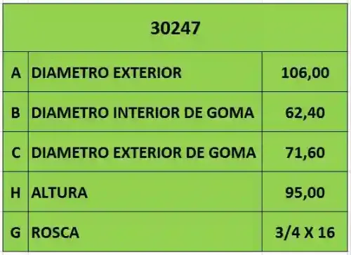 FILTRO ACEITE » 3/4 x 16 FIAT (PH2843/1)