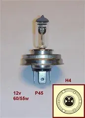 LAMPARA 12V H4 P45 60/55W NAITE