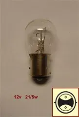 LAMPARA 12V 21/5W 2 POLOS P/DESPAREJA