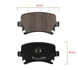 PASTILLAS TRA VW BORA-VENTO 04 BREMSI