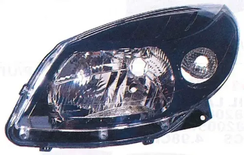 SEMIOPTICA DER RENAULT SANDERO 08 NEGRA WUHUA