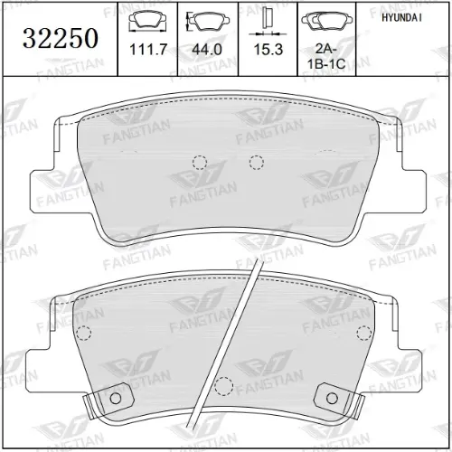 PASTILLAS TRA HYUNDAI TUCSON 22 BREMSI