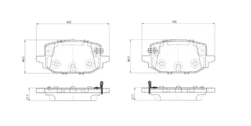 PASTILLAS TRA NISSAN QASHQAI 23
