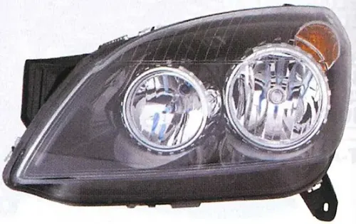 SEMIOPTICA IZQ GM VECTRA 06 NEGRA WUHUA