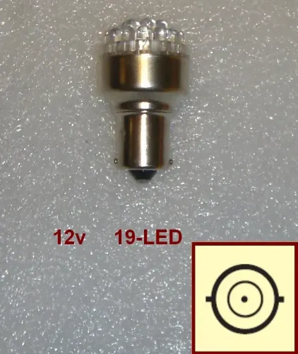 LAMPARA 12V 1 POLO P/PAREJAS 19 LED SUN
