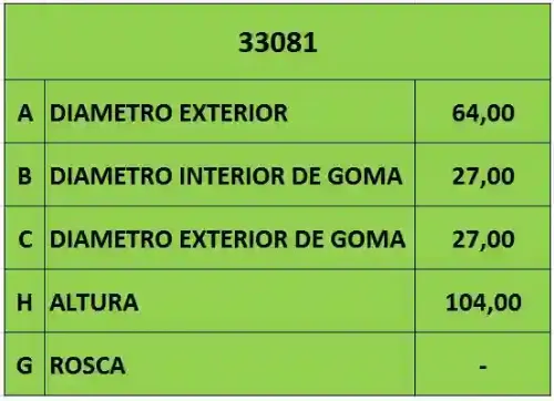 FILTRO ACEITE (CARTUCHO) HYUNDAI-KIA (CH10670)
