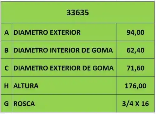 FILTRO ACEITE »  3/4 x 16 FORD (PH977)