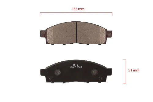 PASTILLAS DEL MITSUBISHI L200 06 BREMSI