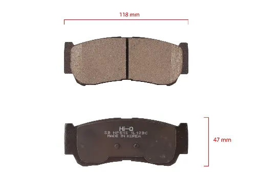 PASTILLAS TRA HYUNDAI SANTA FE 07 BREMSI