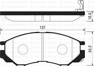 PASTILLAS DEL MITSUBISHI L200 97 BREMSI