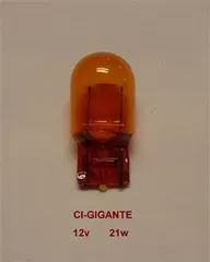 LAMPARA 12V 21W C/IMPRESO GIGANTE AMBAR NAITE