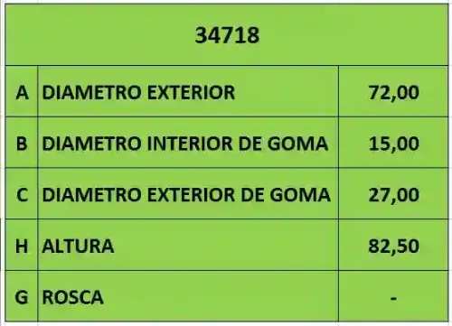 FILTRO ACEITE (CARTUCHO) FIAT (CH9584)