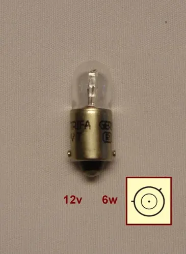 LAMPARA 12V H6W 6W (TRIFA)
