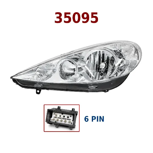 SEMIOPTICA IZQ PEUGEOT 207 08 BRASIL CRISTAL(MAN)