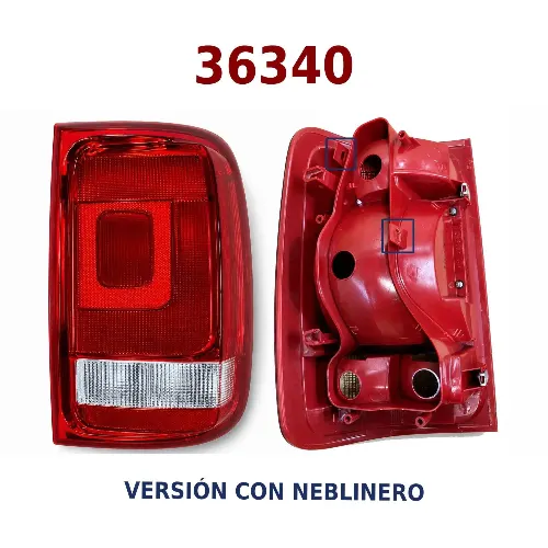FAROL TRA DER VW AMAROK 10 CON NEBLINERO DEPO