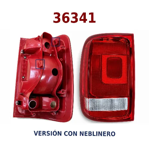 FAROL TRA IZQ VW AMAROK 10 CON NEBLINERO DEPO