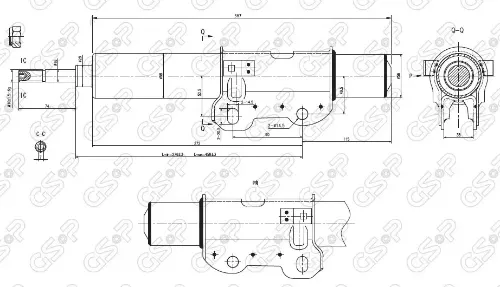 AMORTIGUADOR DEL MB SPRINTER 415-515 12 GSP+