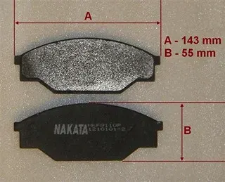 PASTILLAS DEL TOYOTA HILUX 85 (2WD) BREMSI