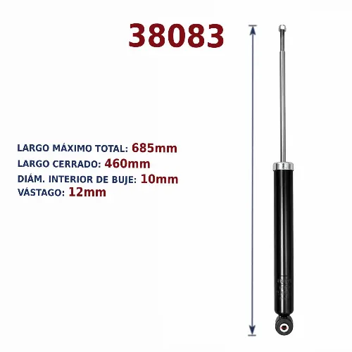 AMORTIGUADOR TRA BYD F0-GEELY LC BREME (GAS)