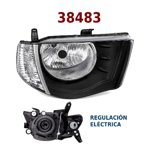 SEMIOPTICA DER MITSUBISHI L200 09 (ELE) DEPO