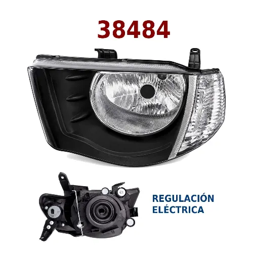 SEMIOPTICA IZQ MITSUBISHI L200 09 (ELE) DEPO