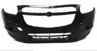 PARAGOLPE DEL GM SPIN 12 (S/CAM) (NEGRO LISO) (A)
