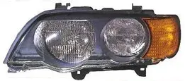 SEMIOPTICA DER BMW X5 03 (H7-S/AMB) DEPO
