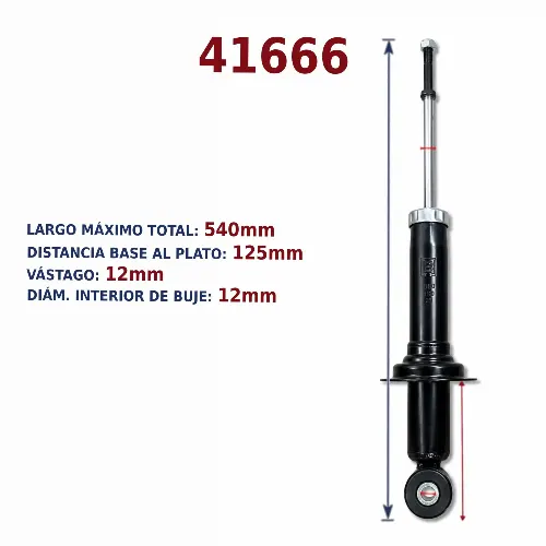 AMORTIGUADOR TRA MITSUBISHI LANCER 00-03 BREME