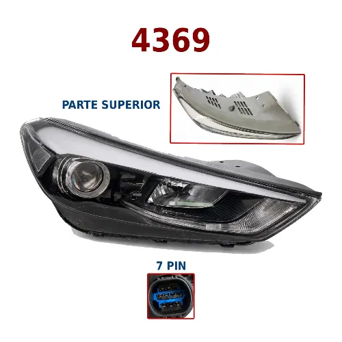 SEMIOPTICA DER HYUNDAI TUCSON 2016-2018