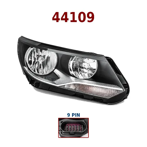 SEMIOPTICA DER VW TIGUAN 12 (ELEC S/MOTOR) DEPO