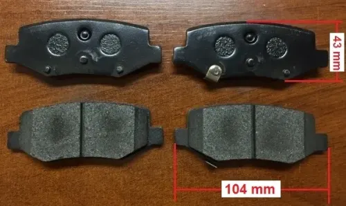 PASTILLAS TRA BYD S6 (104mm)