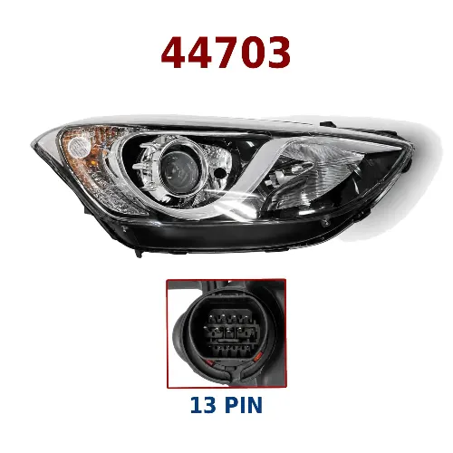 SEMIOPTICA DER HYUNDAI I30 2013 (MAN) (13PINES)