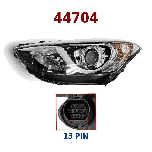 SEMIOPTICA IZQ HYUNDAI I30 2013 (MAN) (13PINES)