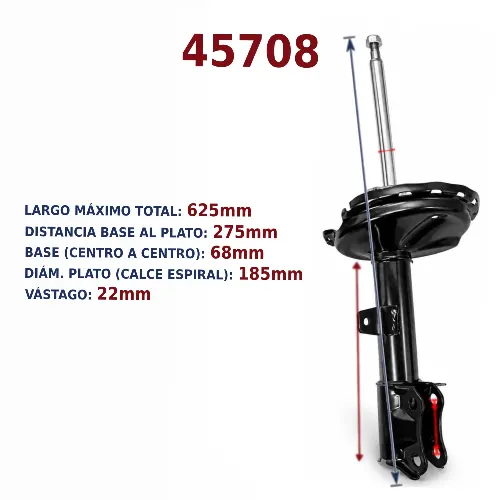 AMORTIGUADOR TRA DER BYD S6
