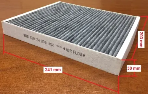 FILTRO CABINA GM (CUK24003)