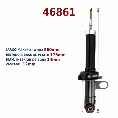 AMORTIGUADOR TRA DER BYD E6