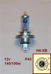 LAMPARA 12V H4 P43 140/100W NAITE