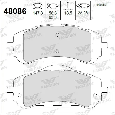 PASTILLAS DEL PEUGEOT 308 II (SISTEMA BOSCH)BREMSI